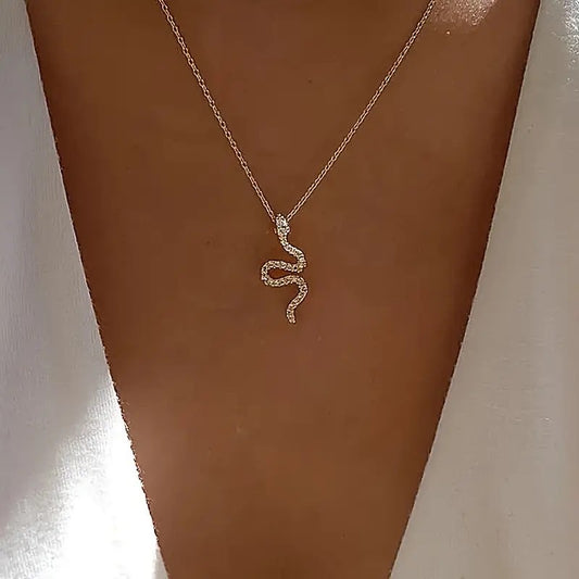 Snake Pendant Necklace