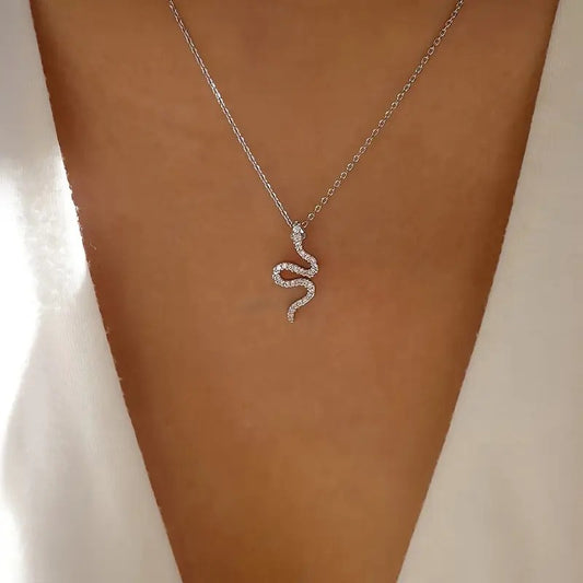 Snake Pendant Necklace